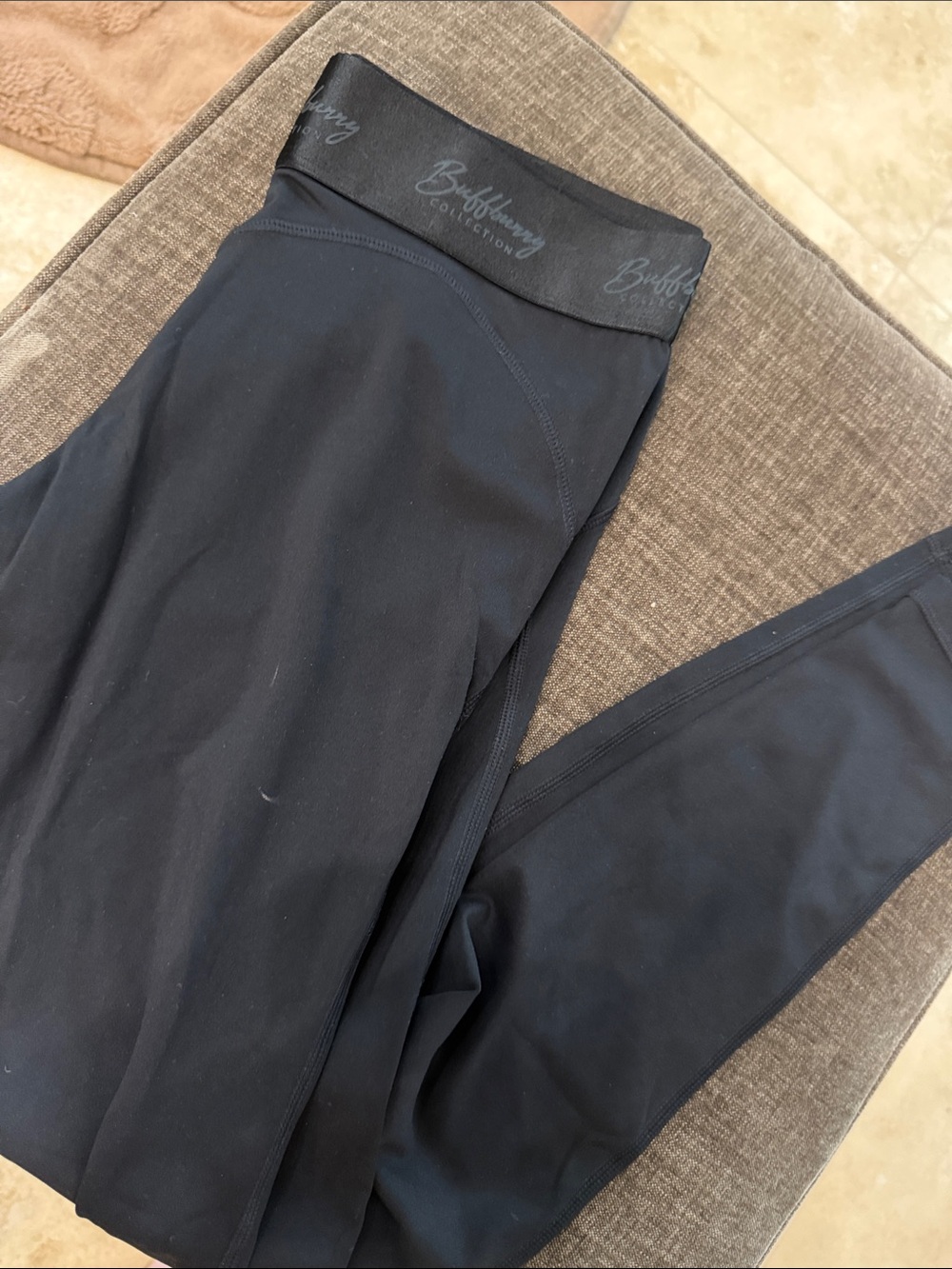Buff Black High-Waist Performance Leggings